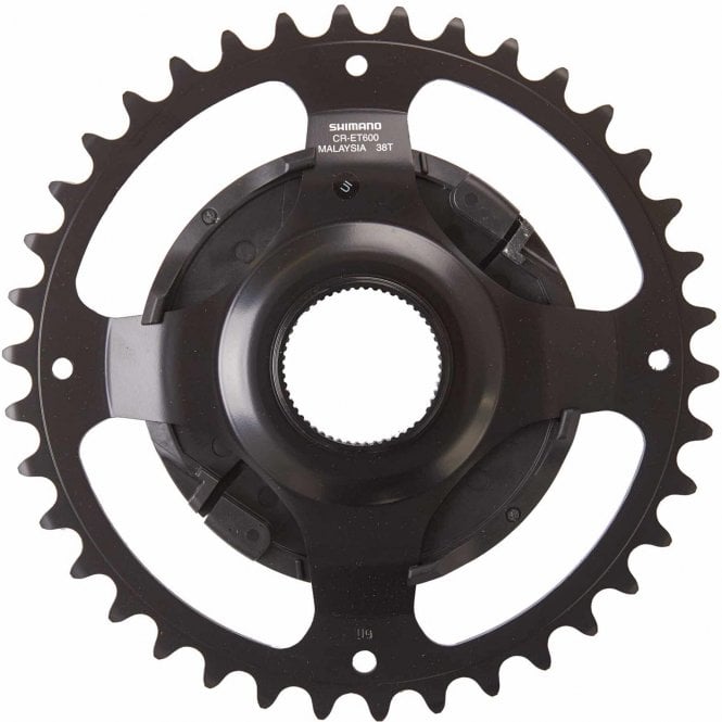 Shimano Steps CR-ET600 Chainring Without Chain Guard - for Chain Line 50 mm - Black - 38T