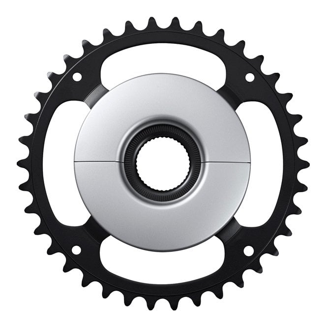 Shimano Steps SM-CRE50 Chainring - Black/Silver Without Chainguard