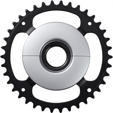 Shimano Steps SM-CRE50 Chainring - Black/Silver Without Chainguard