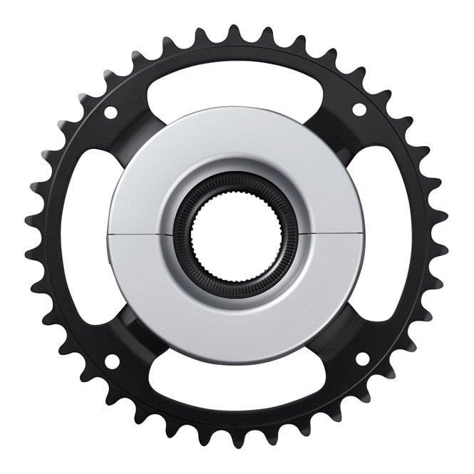 Shimano Steps SM-CRE61 Chainring - 38T Silver Without Chainguard