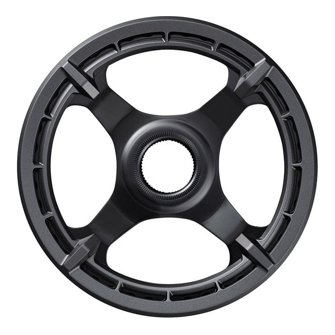 Shimano Steps SM-CRE61 Chainring - Black/Silver With Single Chainguard
