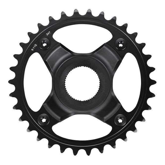 Shimano Steps SM-CRE70-B Chainring - 11-SPEED Without Chain Guard - for Chain Line 55 mm 34T