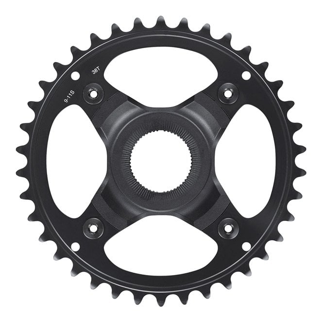 Shimano Steps SM-CRE70 Chainring - 38T for Chainline 50 mm - Without Chainguard - Black