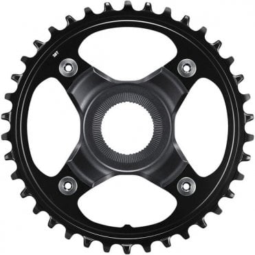 Shimano Steps SM-CRE80-B Chainring Without Chain Guard - for Chain Line 55 mm - Black - 38T