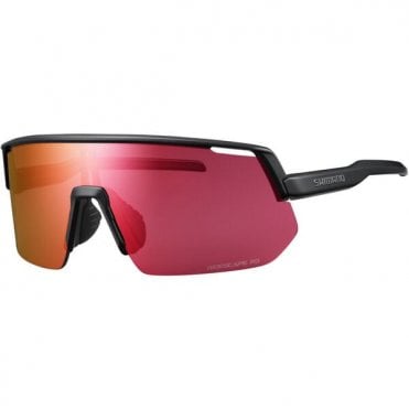 Shimano Technium Glasses - Metallic Black - Ridescape Off-road Lens