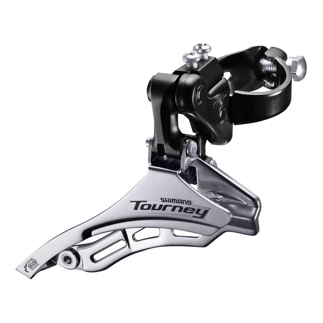 Shimano Tourney FD-TY300 6/7-speed triple front derailleur - top pull - 31.8 mm, for 42T
