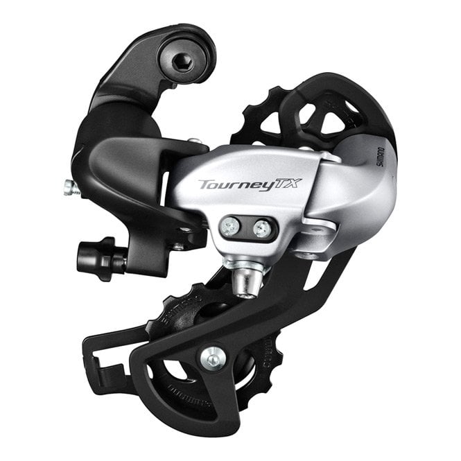 Shimano Tourney RD-TX800 TX Rear Derailleur - 7/8 Speed - Direct Mount - Silver