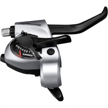 Shimano Tourney ST-TX800 TX STI Lever - 3-speed - Silver - Left Hand