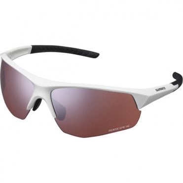 Shimano  Twinspark Glasses - White - Ridescape High Contrast Lens