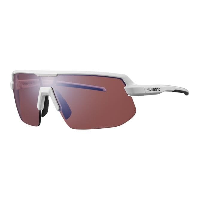 Shimano Twinspark Glasses - White - Ridescape High Contrast Lens