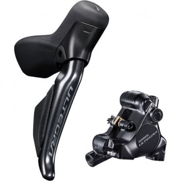 Shimano Ultegra Di2 E-tube STI Set ST-R8170 Bled Hydraulic Disc - Flat Mount Brake Calliper - Right Front
