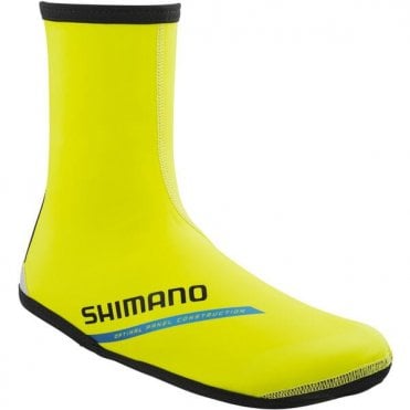 Shimano Unisex Dual Fit Thermal Shoe Cover - Neon Yellow