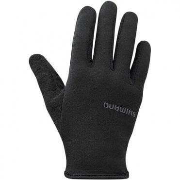 Shimano Unisex Light Thermal Gloves - Black