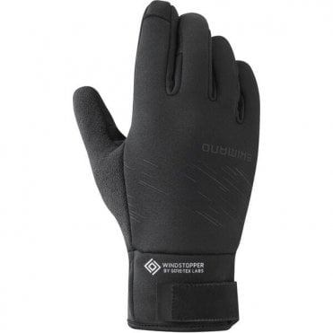 Shimano Unisex Windstopper© Insulated Gloves - Black
