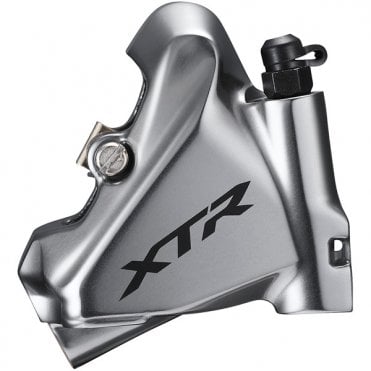 Shimano XTR BR-M9110 XTR 2 pot disc brake calliper - flat mount - Grey