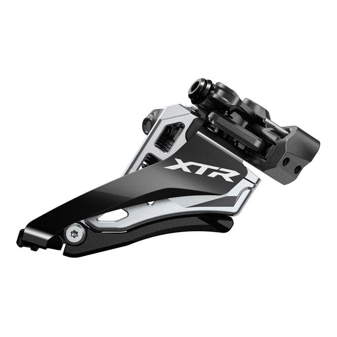 Shimano XTR FD-M9100-M XTR double front derailleur - mid clamp - multi fit - side swing - Grey