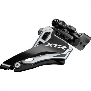 Shimano XTR FD-M9100-M XTR double front derailleur - mid clamp - multi fit - side swing - Grey
