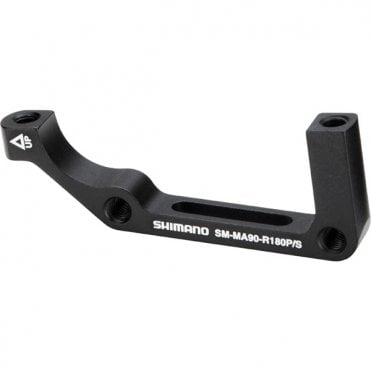 Shimano XTR XTR M985 adapter for post type calliper - for 180 mm IS frame mount - Black