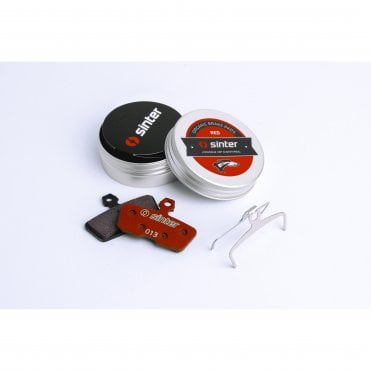 Sinter Disc Brake Pads - Avid SRAM Code - Single Pair - Red