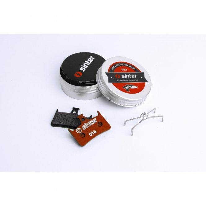 Sinter Disc Brake Pads - Hope Mono M4 - Single Pair - Red