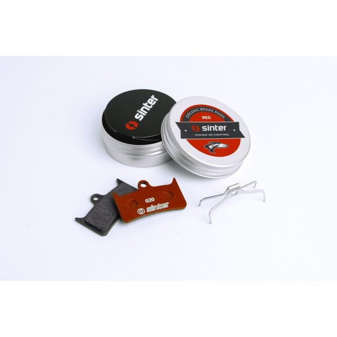 Sinter Disc Brake Pads - Hope V4 - Single Pair - Red