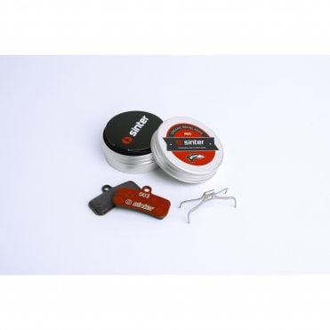 Sinter Disc Brake Pads - Shimano D Style - Single Pair - Red