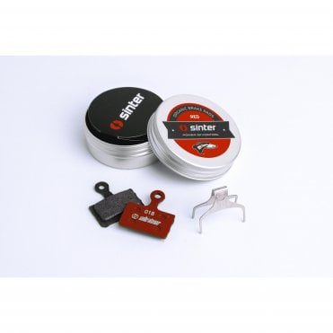 Sinter Disc Brake Pads - Shimano K Type Road - Single Pair - Red