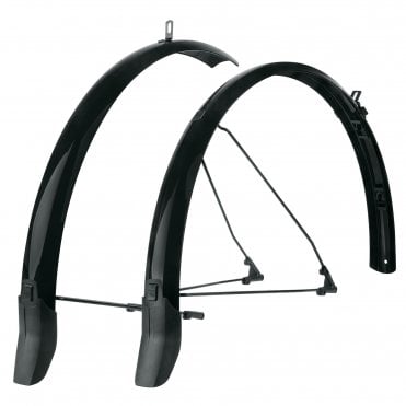 Sks Bluemels Cable Line 700C Mudguard Set - Black