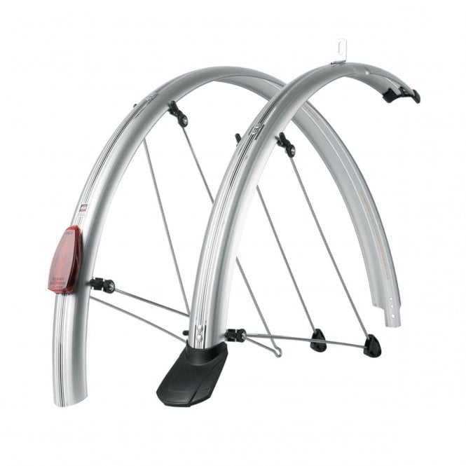 SKS Chromoplastics Mudguard Set 26 inch x 55 mm - Silver