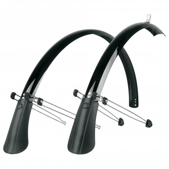 SKS Commuter Mudguard Set With Spoiler - Black - 26 inch x 60 mm