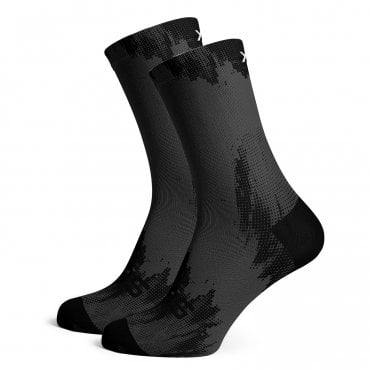 Sox Black Gravel Minimalist Premium Crew Socks
