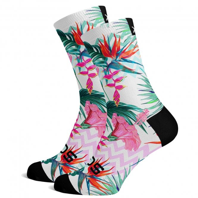 Sox Pastel Paradise Tropicals Premium Crew Socks