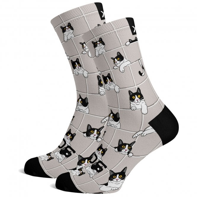 Sox Peekaboo Paws Animals Premium Crew Socks