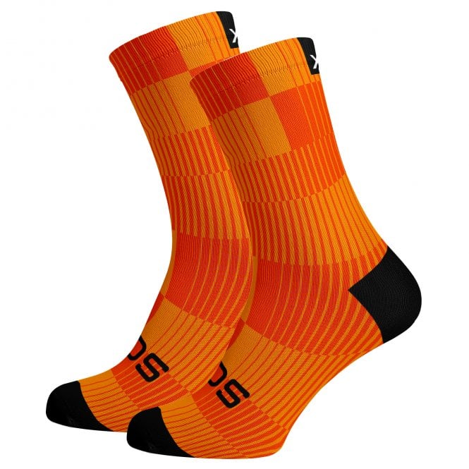 Sox Slight Orange Minimalist Premium Crew Socks
