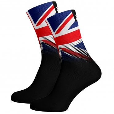 Sox United Kingdom Flag Black Premium Crew Socks