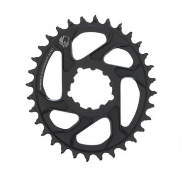 SRAM Chain Ring X-SYNC 2 Oval Direct Mount 6mm Offset Alum Eagle - Black 32T