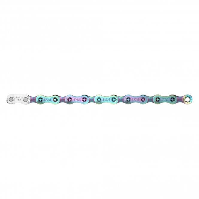 SRAM Chain S500 Eagle Drivetrain Solid Pin 126 Links Powerlock 12 Spd - Rainbow