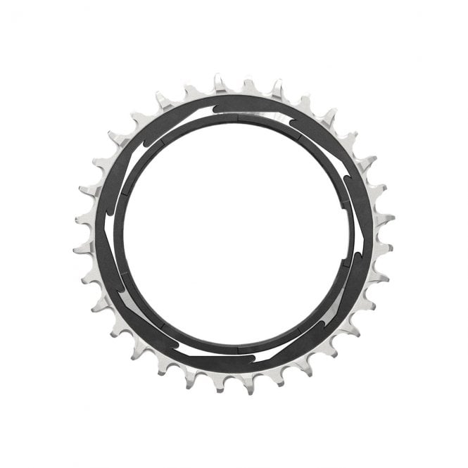 SRAM Chainring T-type Powermeter Threaded 3MM O/set Eagle Xxsl D1 - Blk/Sil