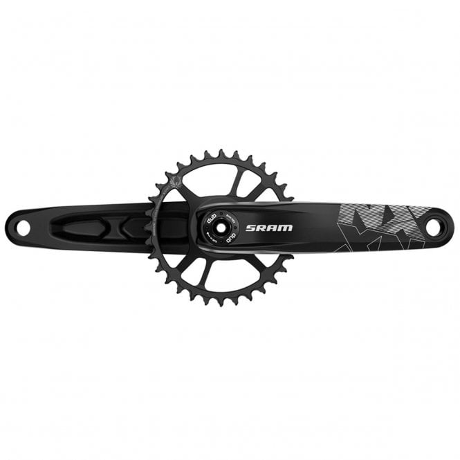 SRAM Crank NX Eagle BOOST 148 DUB 12s W Direct Mount 32t X-SYNC 2 Steel Chainring (DUB Cups/Bearings Not Included) - Black