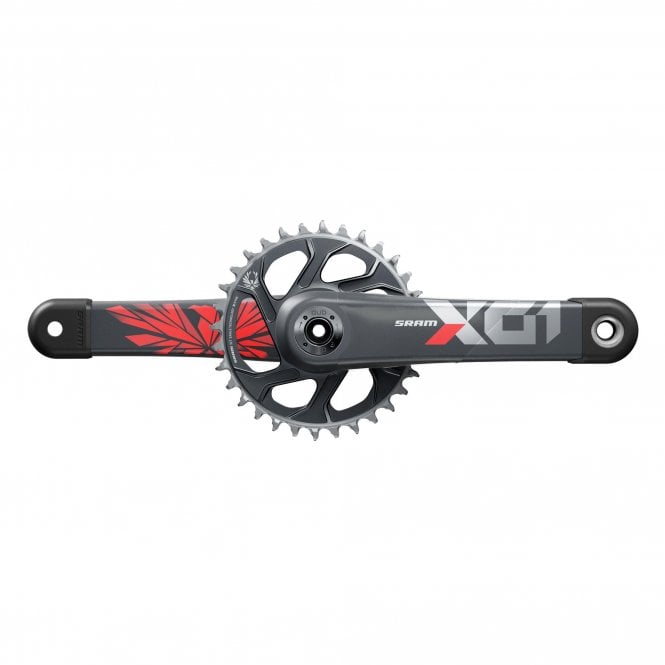 SRAM Crankset X01 Eagle BOOST 148 DUB 12s With Direct Mount 32t X-SYNC 2 Chainring (DUB Cups/Bearings Not Included) C2 - Lunar Oxy