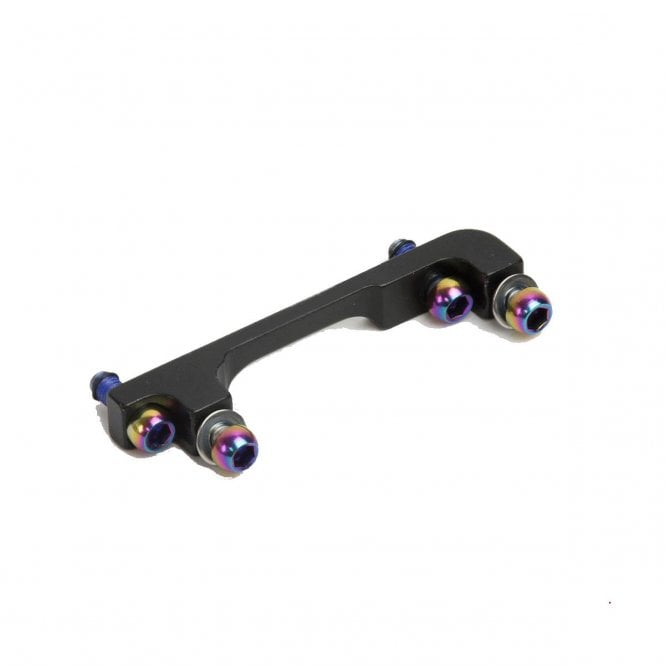 SRAM Post Bracket (Front 200/Rear 180), Includes Bracket & Stainless Rainbow Bolts) - Standard Mount
