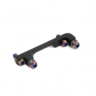 SRAM Post Bracket (Front 200/Rear 180), Includes Bracket & Stainless Rainbow Bolts) - Standard Mount