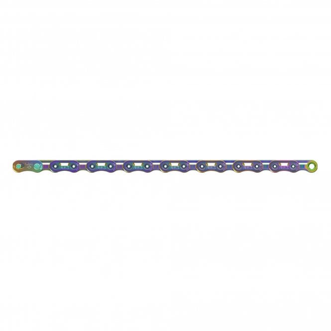 SRAM Red E1 Flattop Chain With Powerlock - 12 Speed - Rainbow