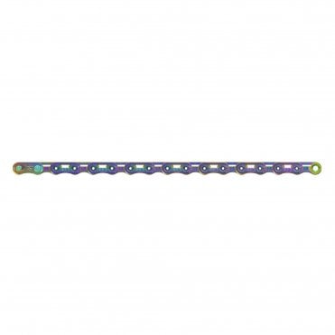 SRAM Red E1 Flattop Chain With Powerlock - 12 Speed - Rainbow