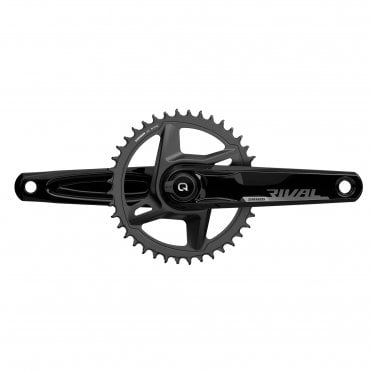 Sram Rival 1x D1 Quarq Road Power Meter Dub Wide - Black