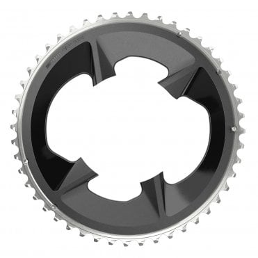 SRAM Rival AXS Chain Ring Road 107bbd 2X12 With Cover Plate - Black
