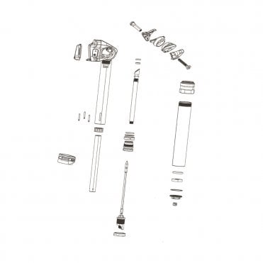 Rockshox Spare - Seatpost Spare Parts Bulk Bushing & O-ring Inner Sealhead Qty 10 Includes 10 Bushings and 10 O-rings) - Reverb and Reverb Stealth B1