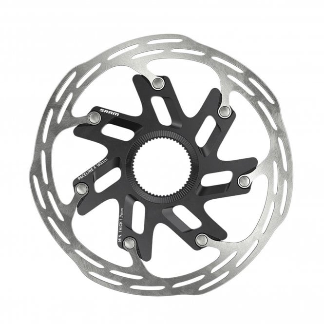 SRAM Rotor Paceline X Centerlock Rounded (Includes Internal Tooled Lockring)