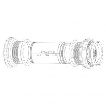 SRAM Spare - Bottom Bracket BB30 Spacer Kit 2 x 2.5MM