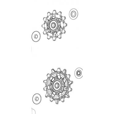 SRAM SPARE - Rear Derailleur Pulley Kit X01/X01DH/X1/CX1 X-SYNC